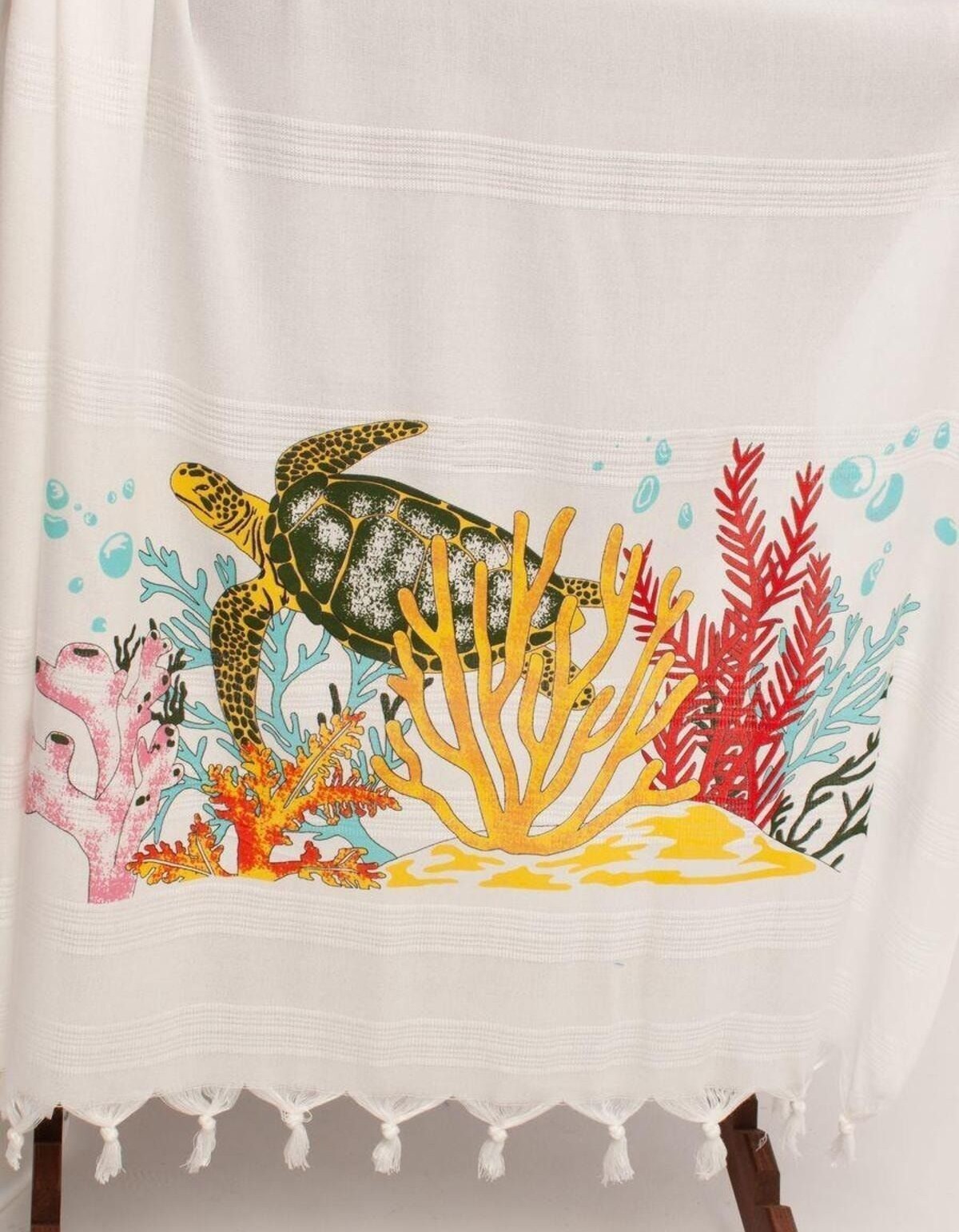 Varol Baskılı Bambu Peştemal Plaj Havlusu