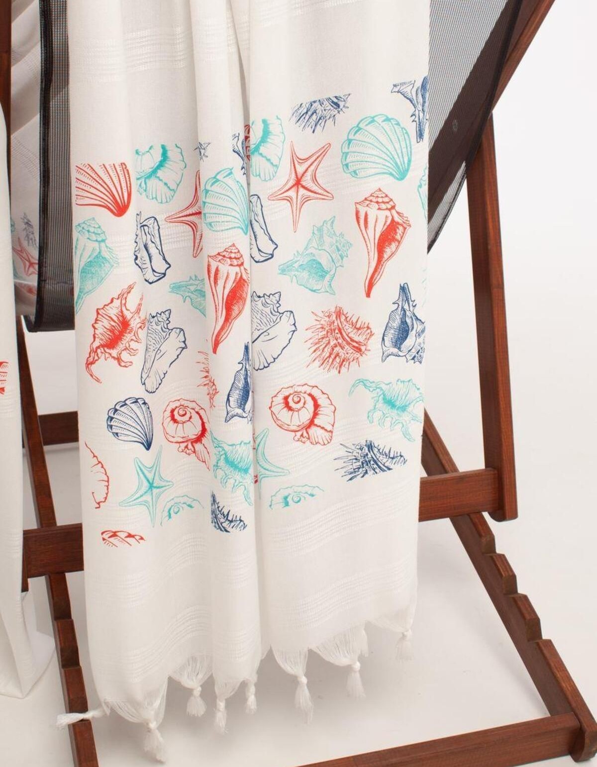 Varol Baskılı Bambu Peştemal Plaj Havlusu