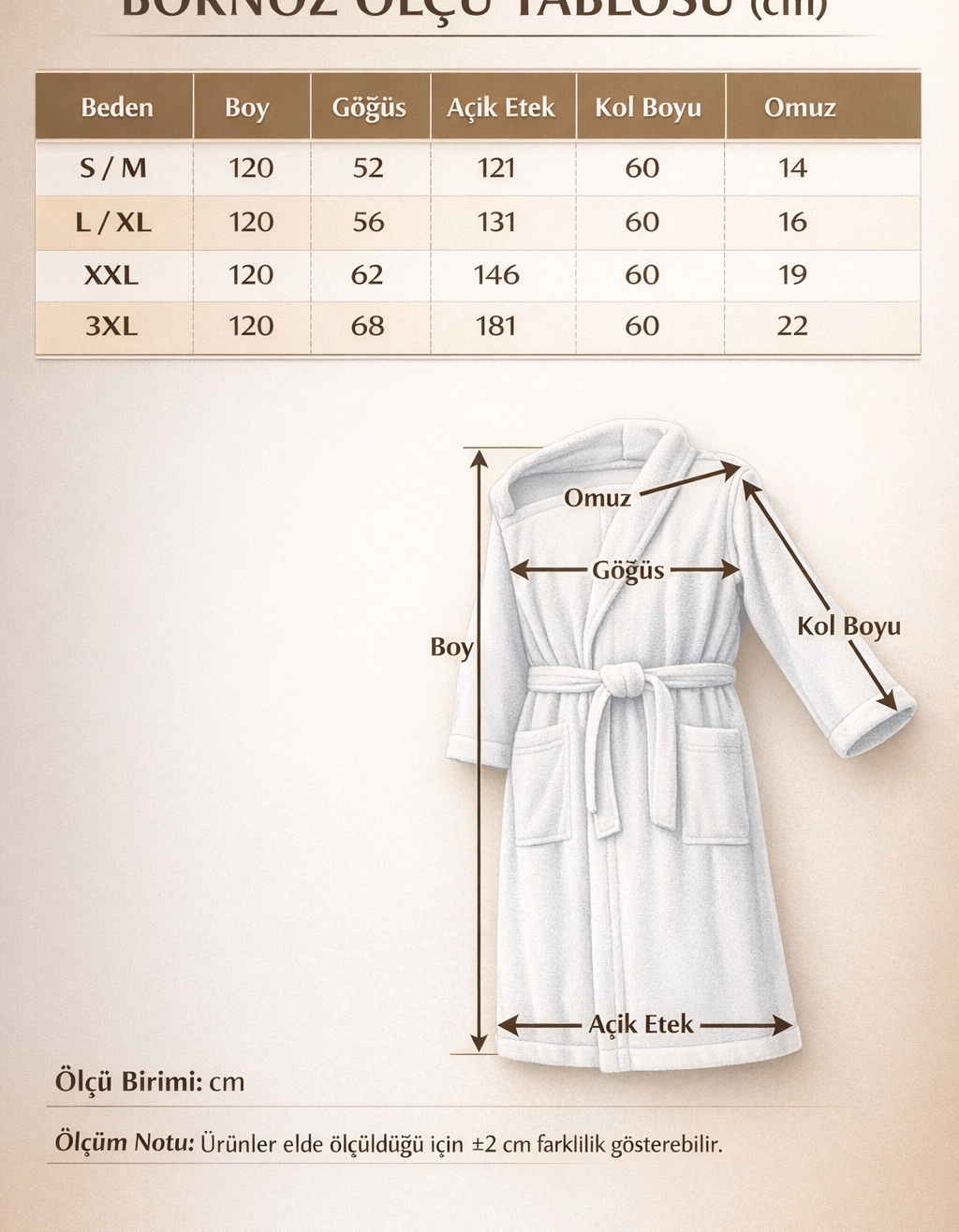 Varol Biyeli Kapşonlu Bambu Bornoz