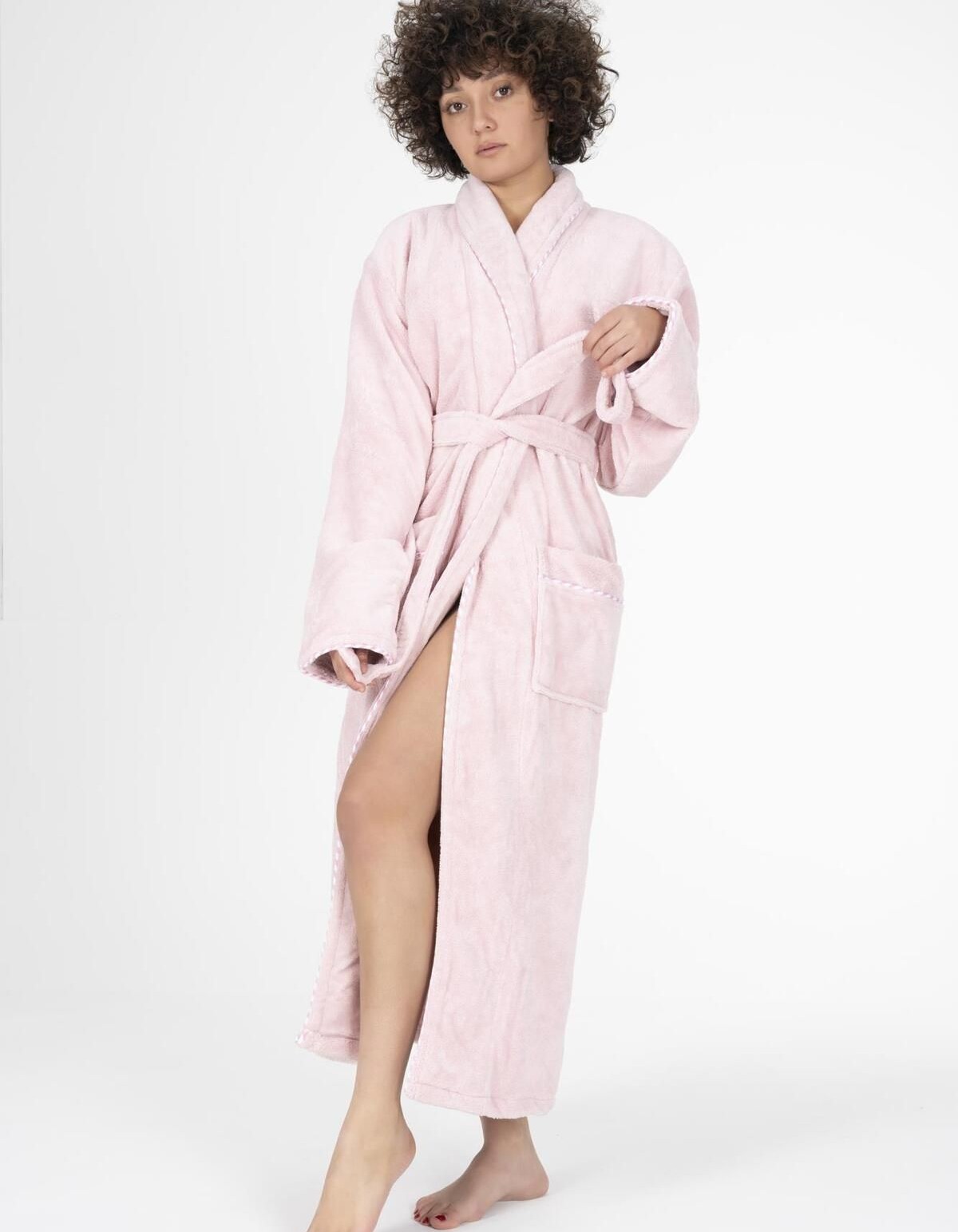 Varol Biyeli Şal Yaka Bambu Bornoz