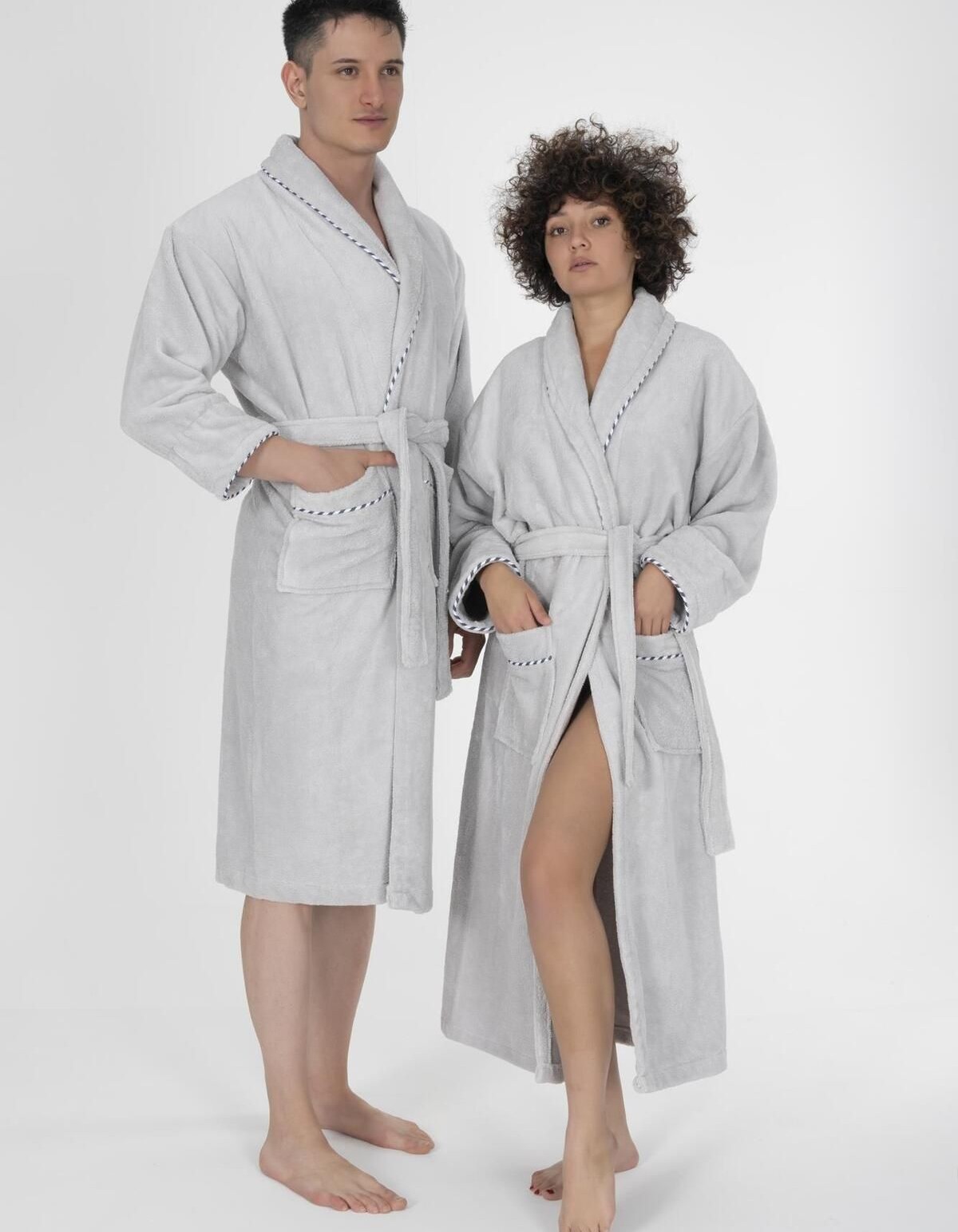 Varol Biyeli Şal Yaka Bambu Bornoz