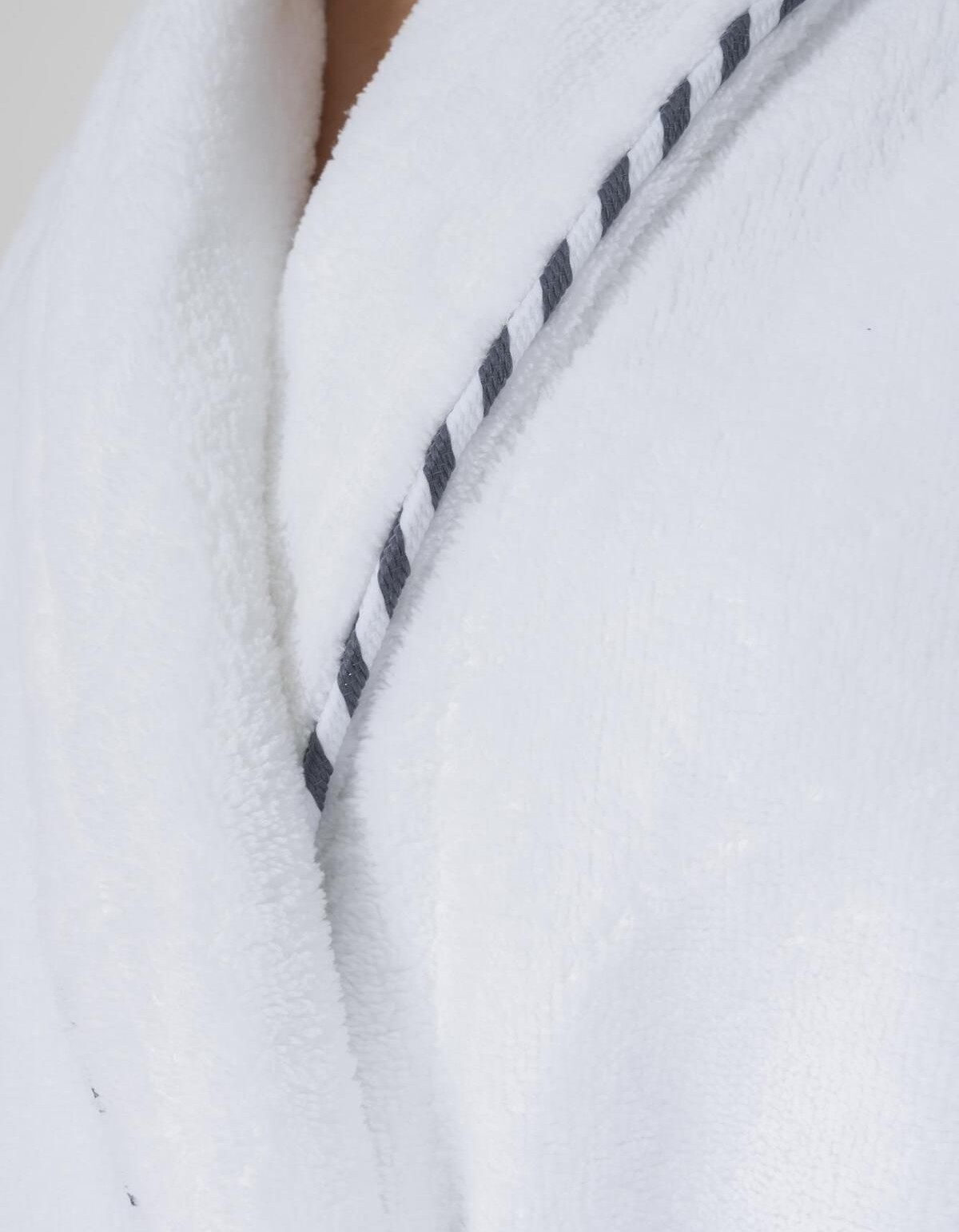 Varol Biyeli Şal Yaka Bambu Bornoz