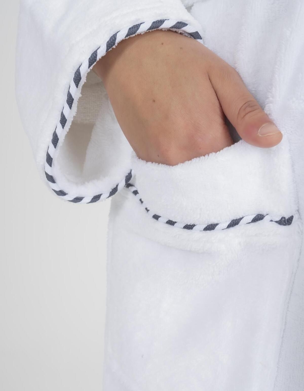 Varol Biyeli Şal Yaka Bambu Bornoz