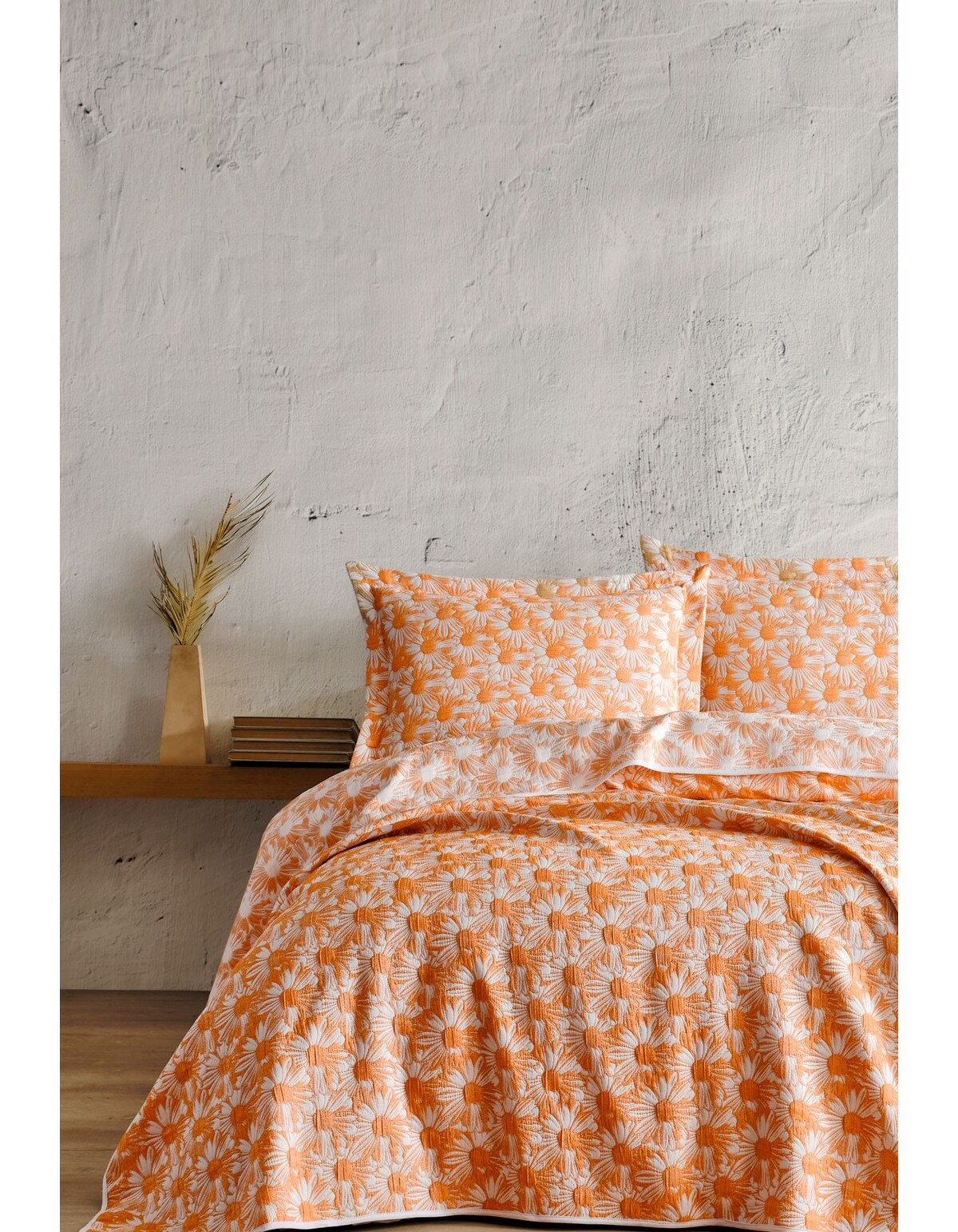 Varol Daisy Çift Kişilik Yatak Örtüsü