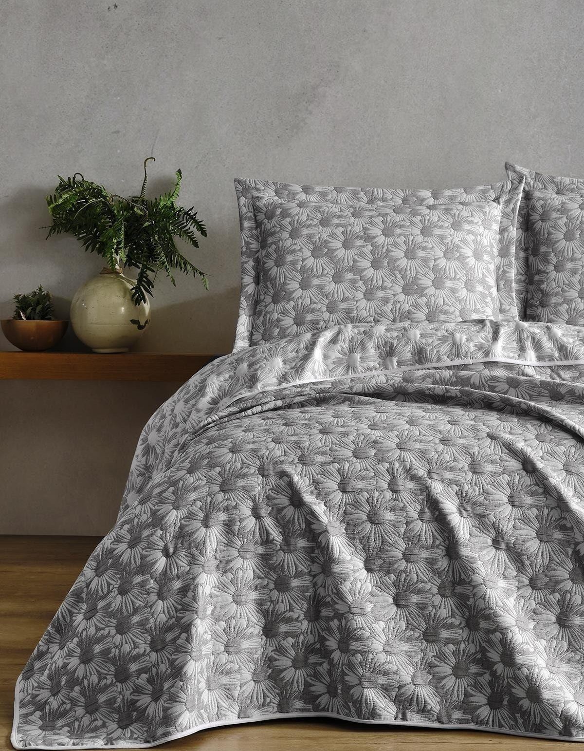 Varol Daisy Çift Kişilik Yatak Örtüsü