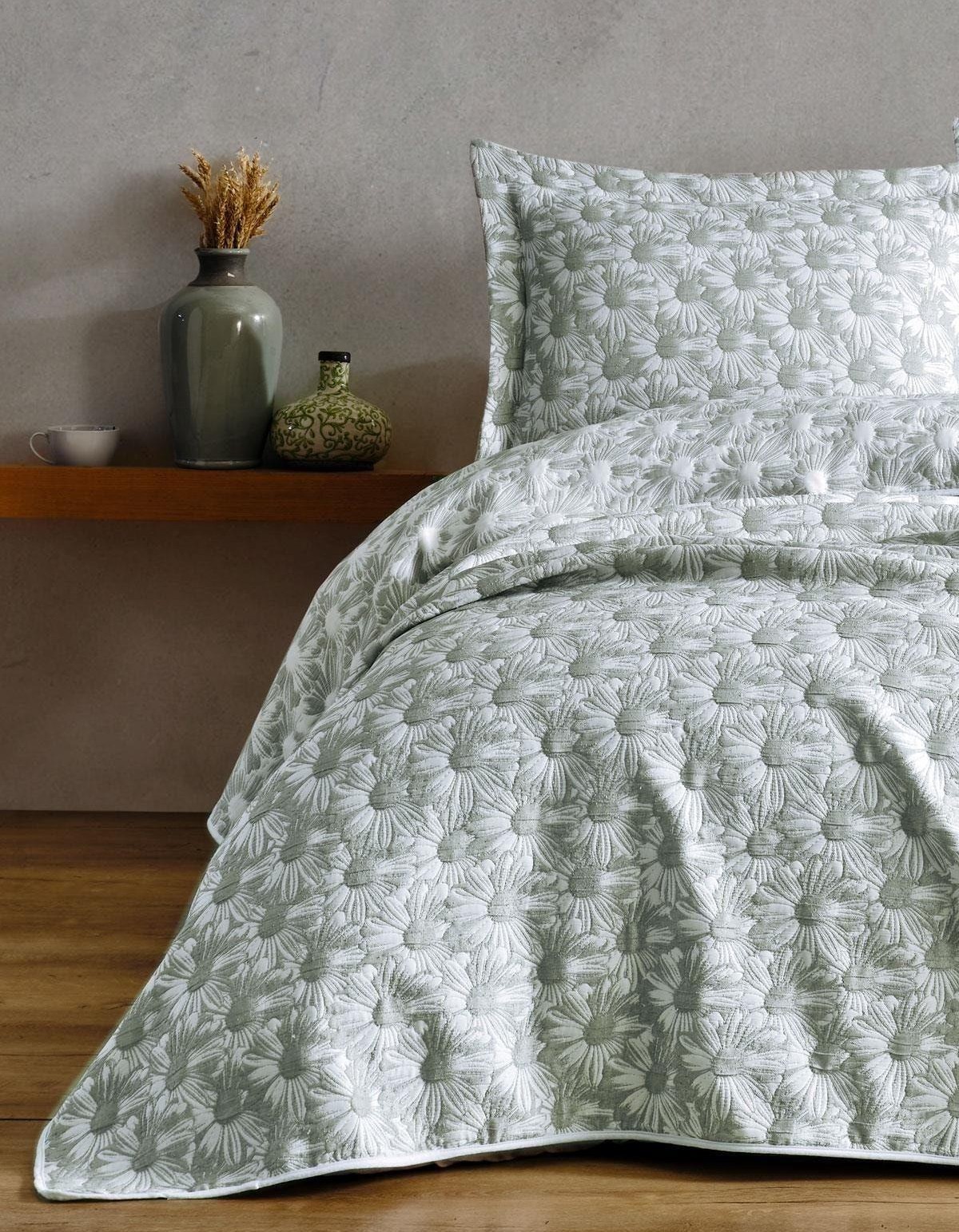 Varol Daisy Çift Kişilik Yatak Örtüsü