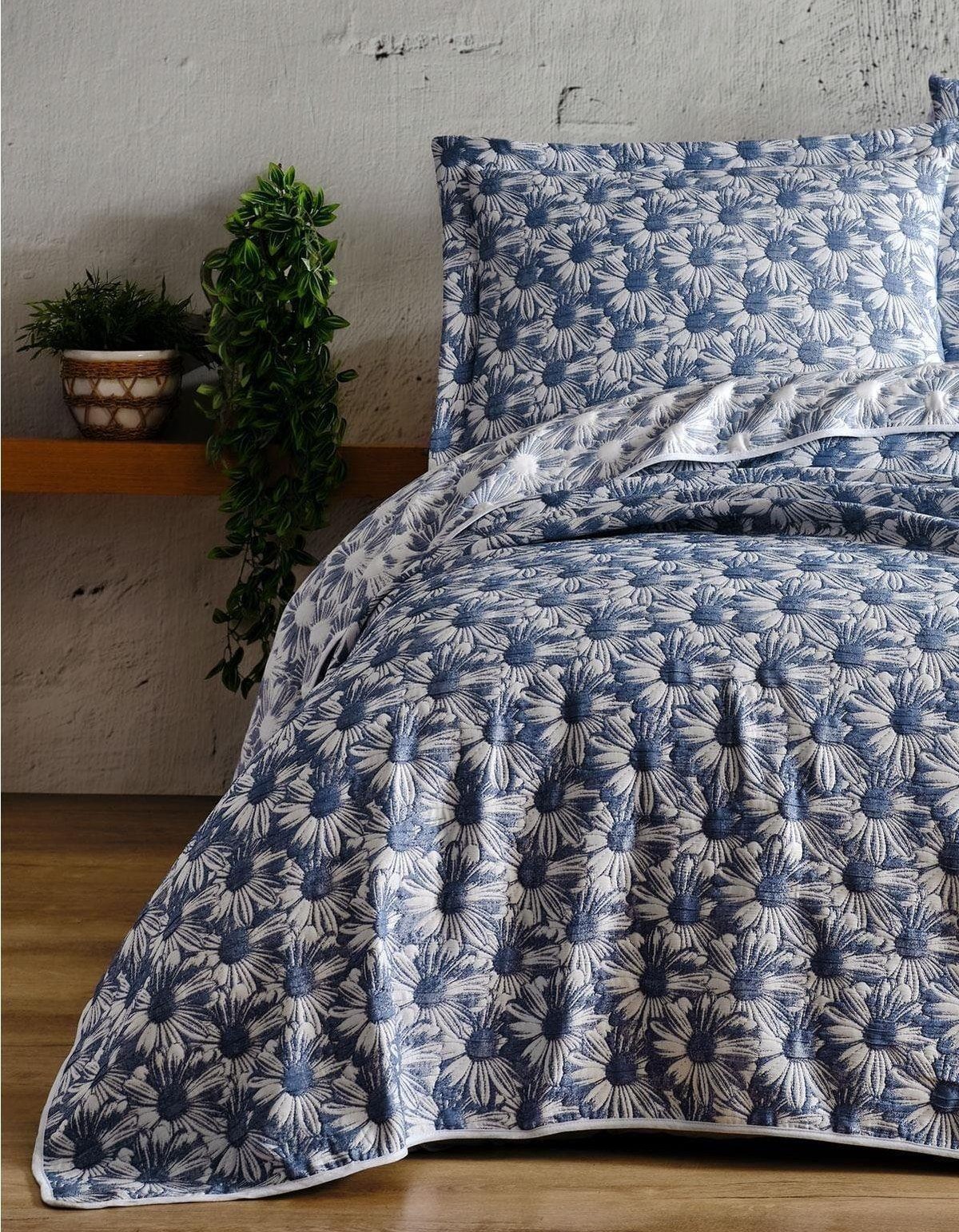 Varol Daisy Çift Kişilik Yatak Örtüsü
