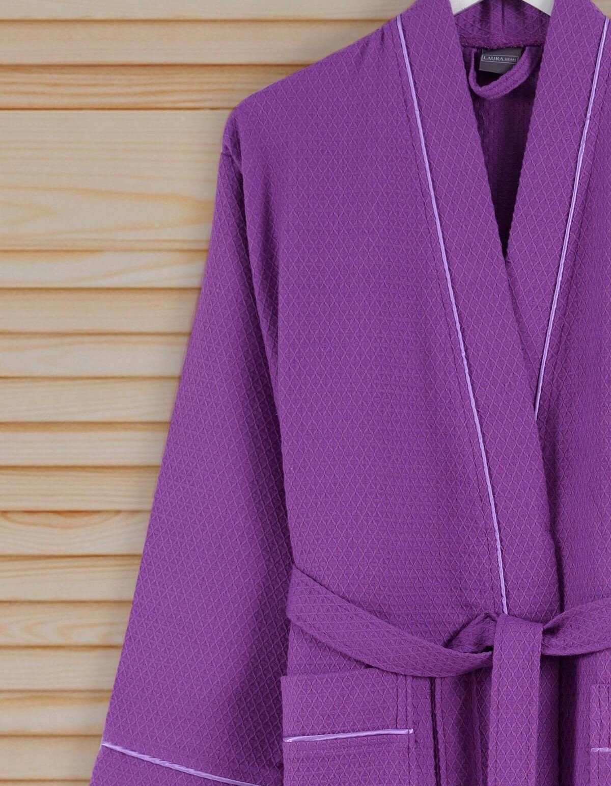 Varol Dama Serisi Kimono Yaka Pike Bornoz Sabahlık