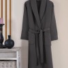 Varol Dama Serisi Şal Yaka Pike Bornoz Sabahlık