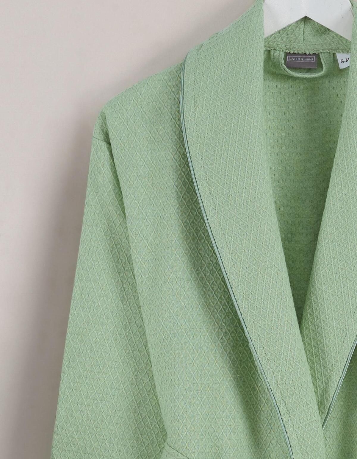 Varol Dama Serisi Şal Yaka Pike Bornoz Sabahlık