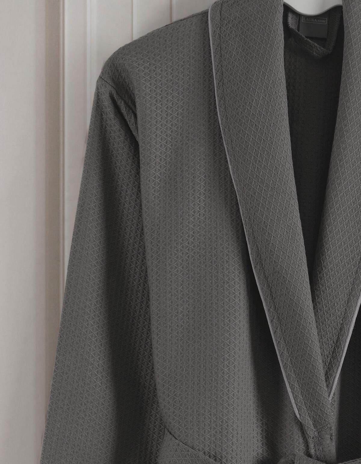 Varol Dama Serisi Şal Yaka Pike Bornoz Sabahlık