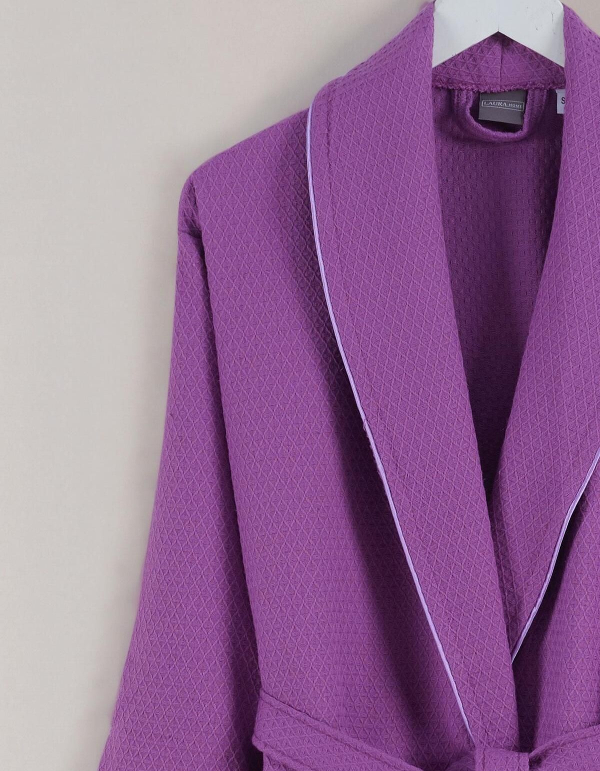 Varol Dama Serisi Şal Yaka Pike Bornoz Sabahlık