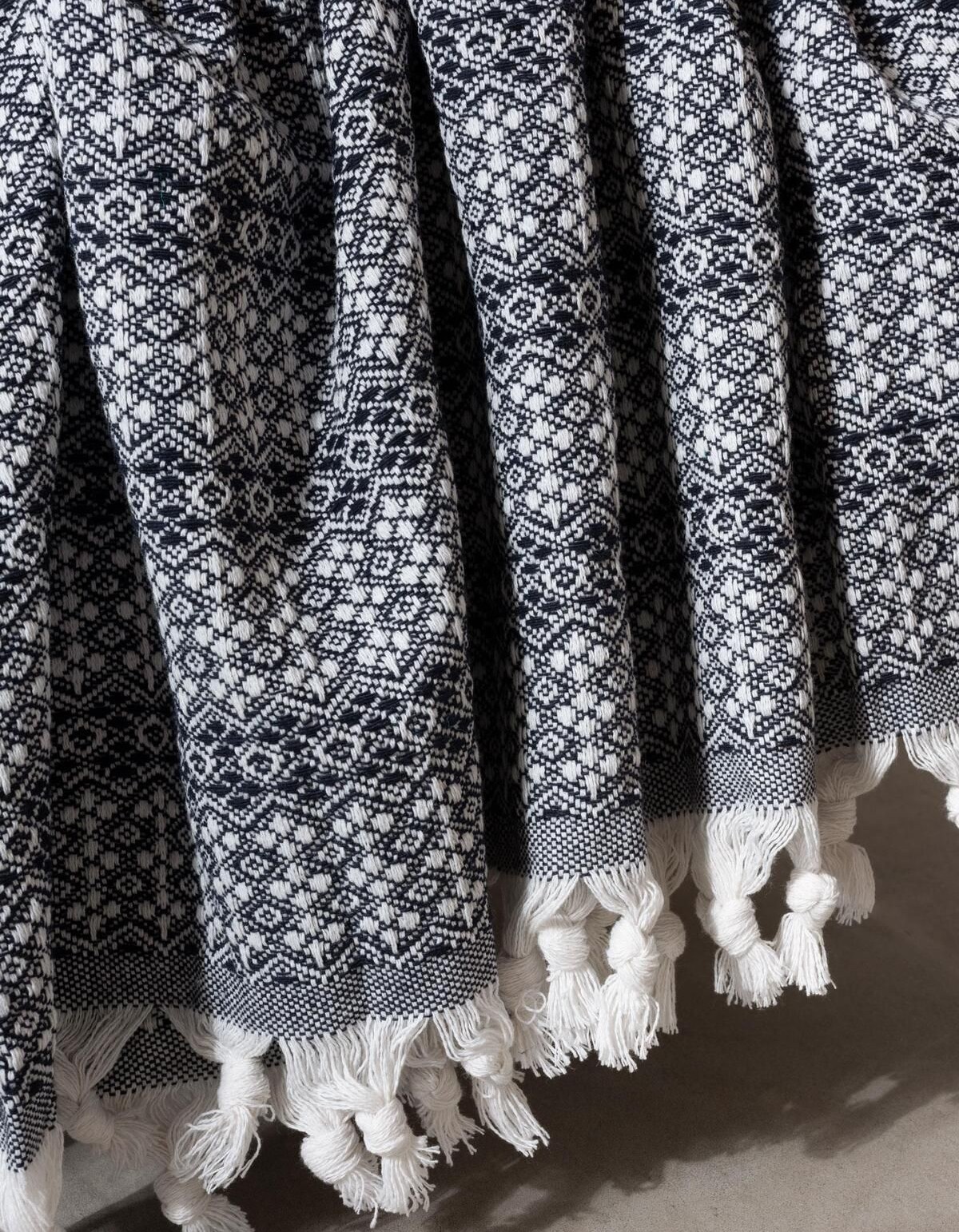 Varol Diamond Serisi Naturel Peştemal Pike Yatak Örtüsü %100 Pamuk