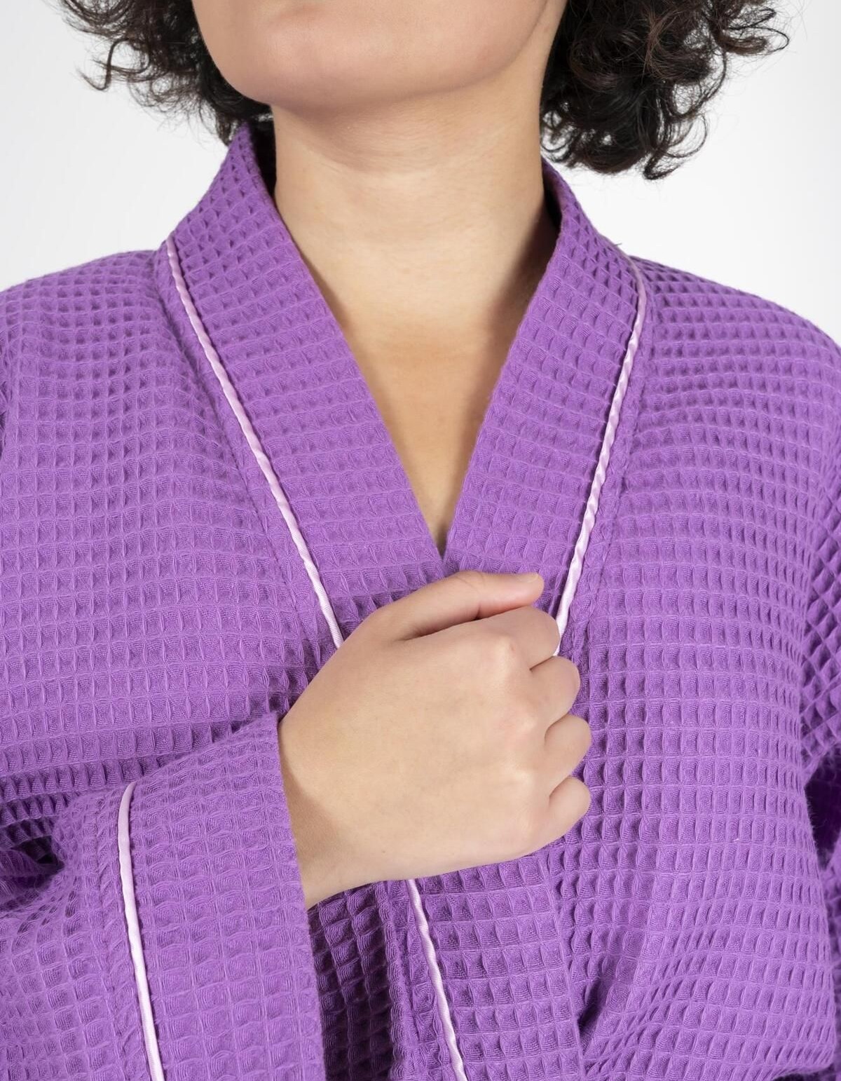 Varol Kaos Serisi Kimono Yaka Pike Bornoz Sabahlık