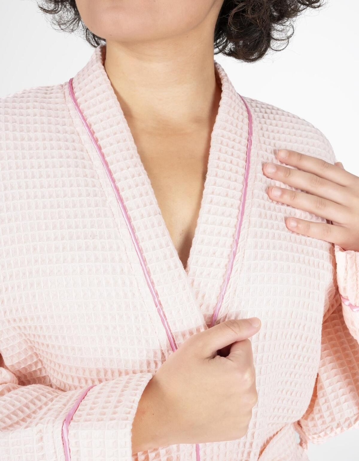 Varol Kaos Serisi Kimono Yaka Pike Bornoz Sabahlık