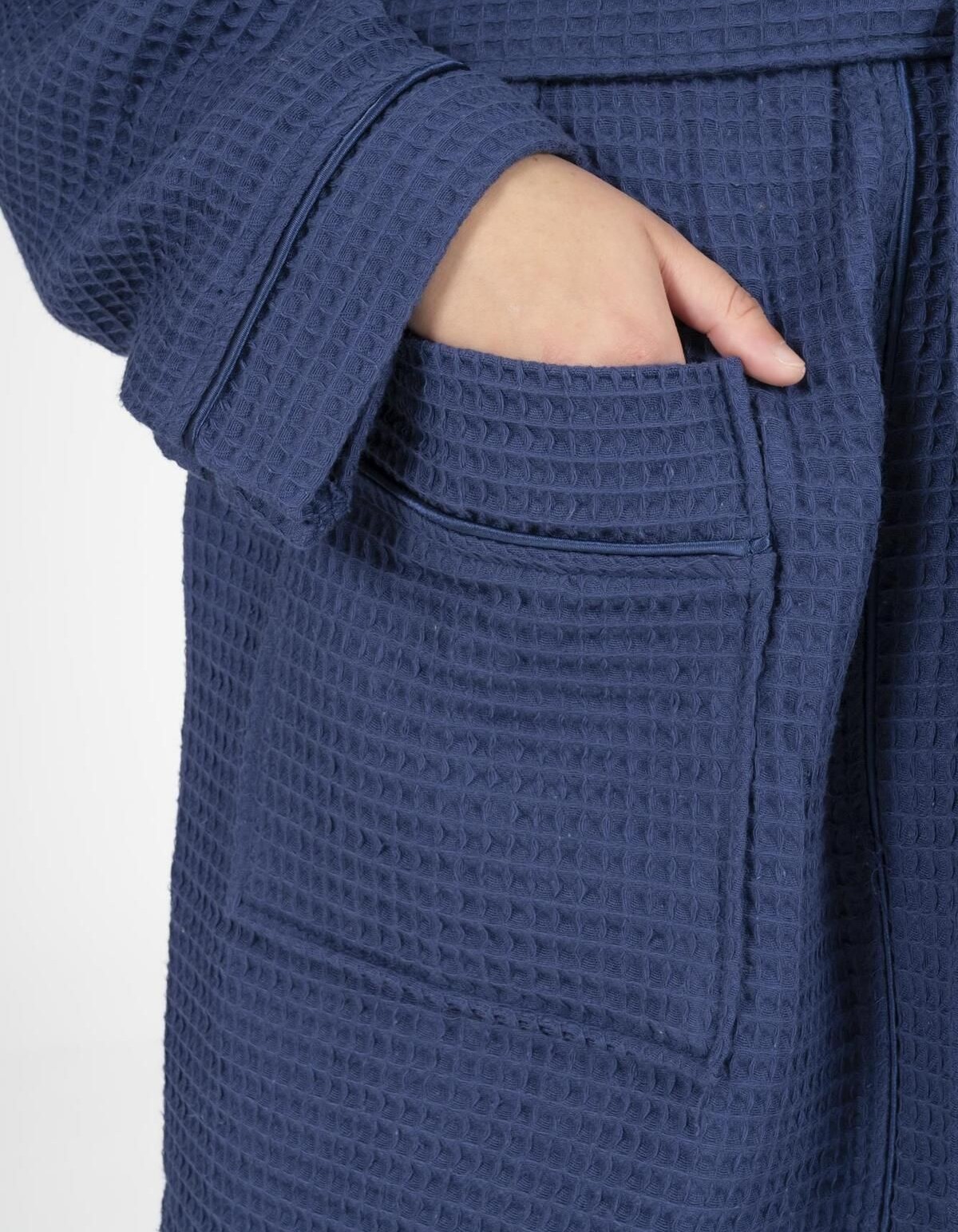 Varol Kaos Serisi Kimono Yaka Pike Bornoz Sabahlık