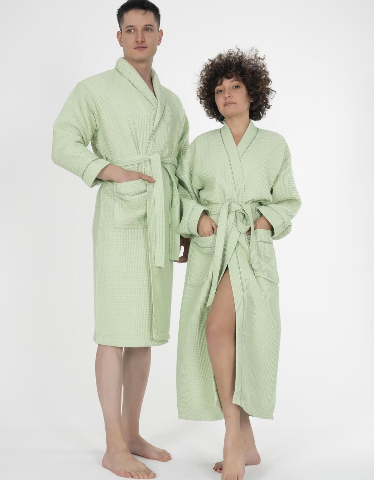 Varol Kaos Serisi Şal Yaka Pike Bornoz Sabahlık