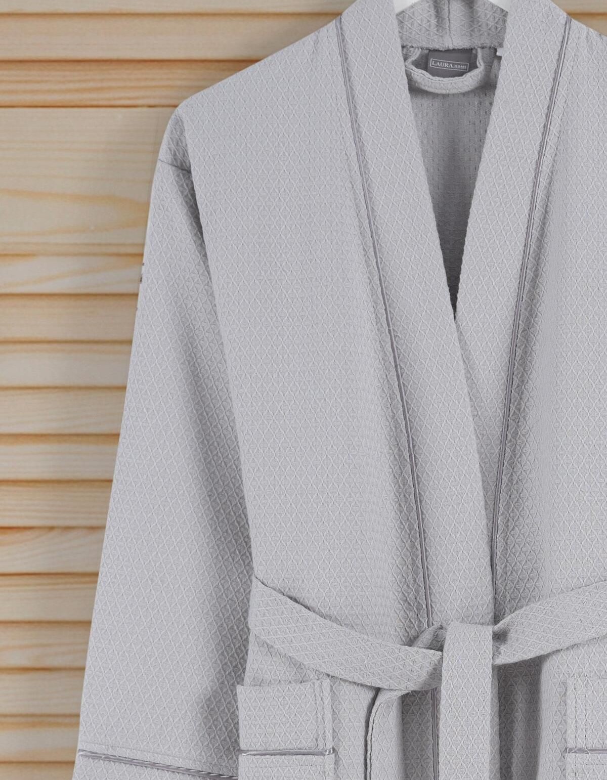 Varol Kaos Serisi Şal Yaka Pike Bornoz Sabahlık