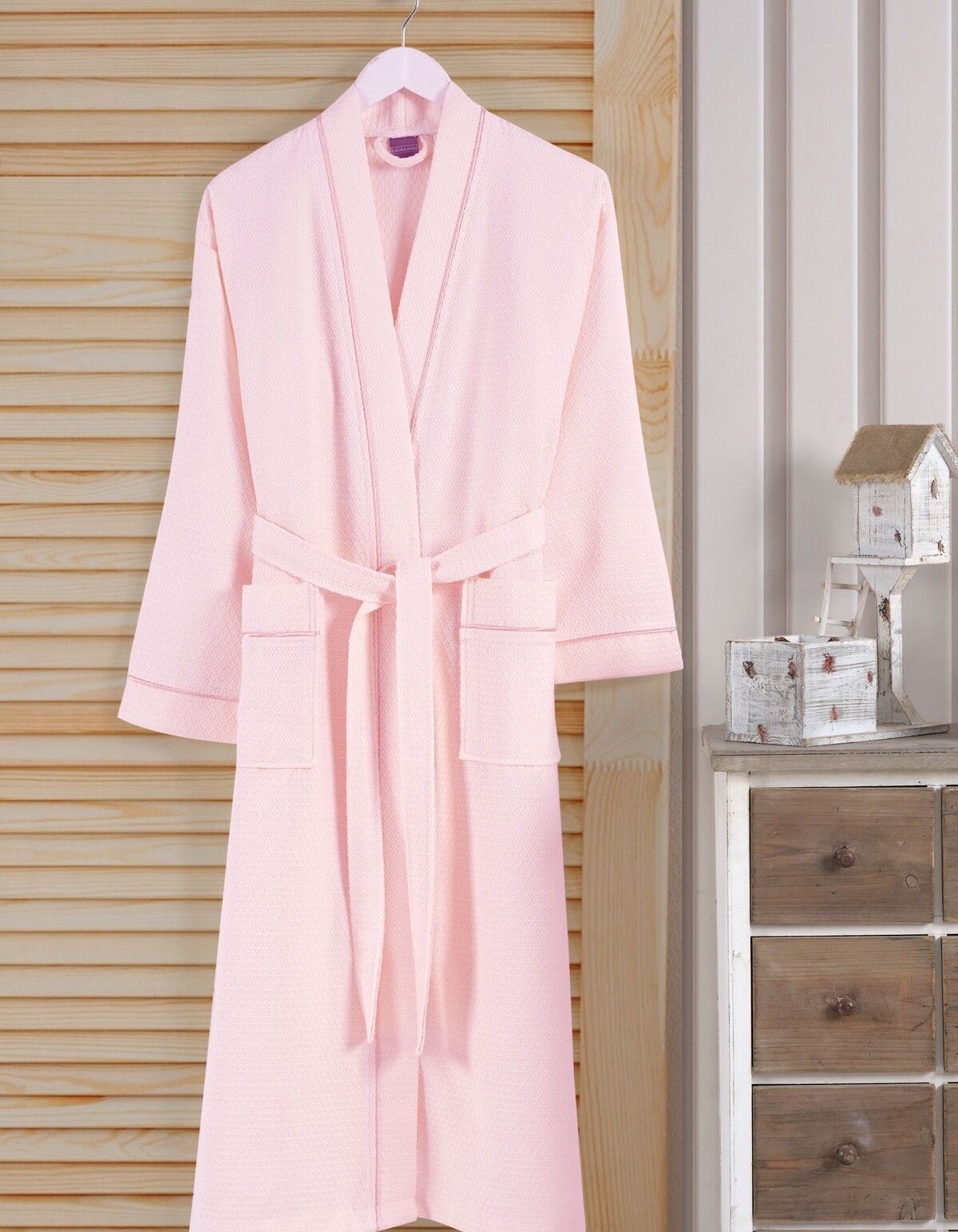 Varol Kaos Serisi Şal Yaka Pike Bornoz Sabahlık