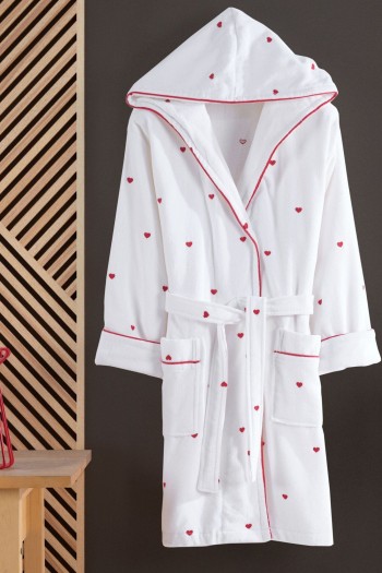 Varol Love Serisi Kalpli Kapüşonlu (Çocuk Bornozu)