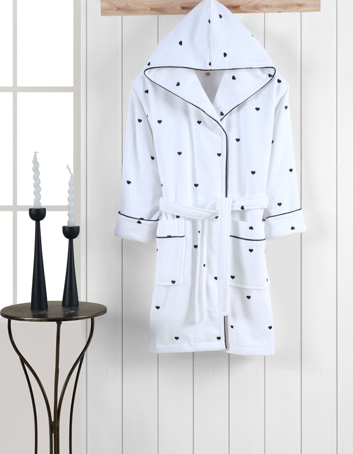 Varol Love Serisi Kalpli Kapüşonlu (Çocuk Bornozu)