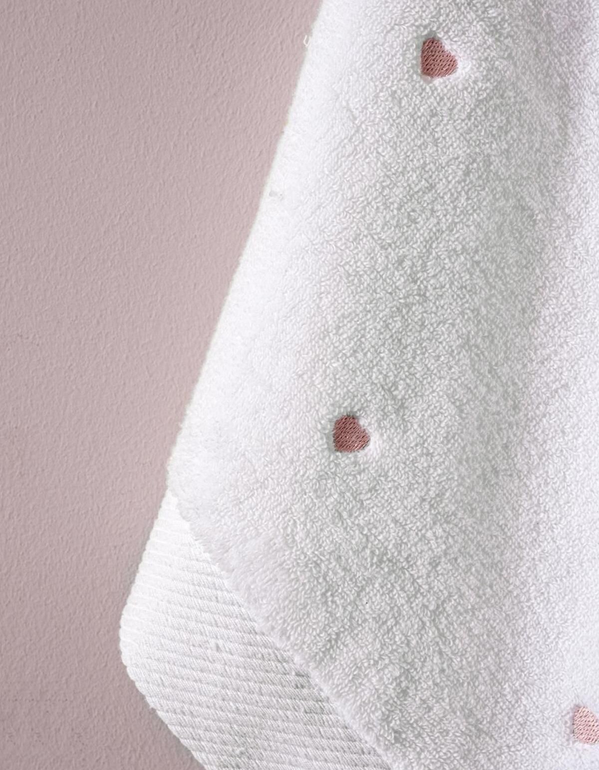 Varol Love Serisi Nakışlı Micro Cotton Banyo Havlu Seti