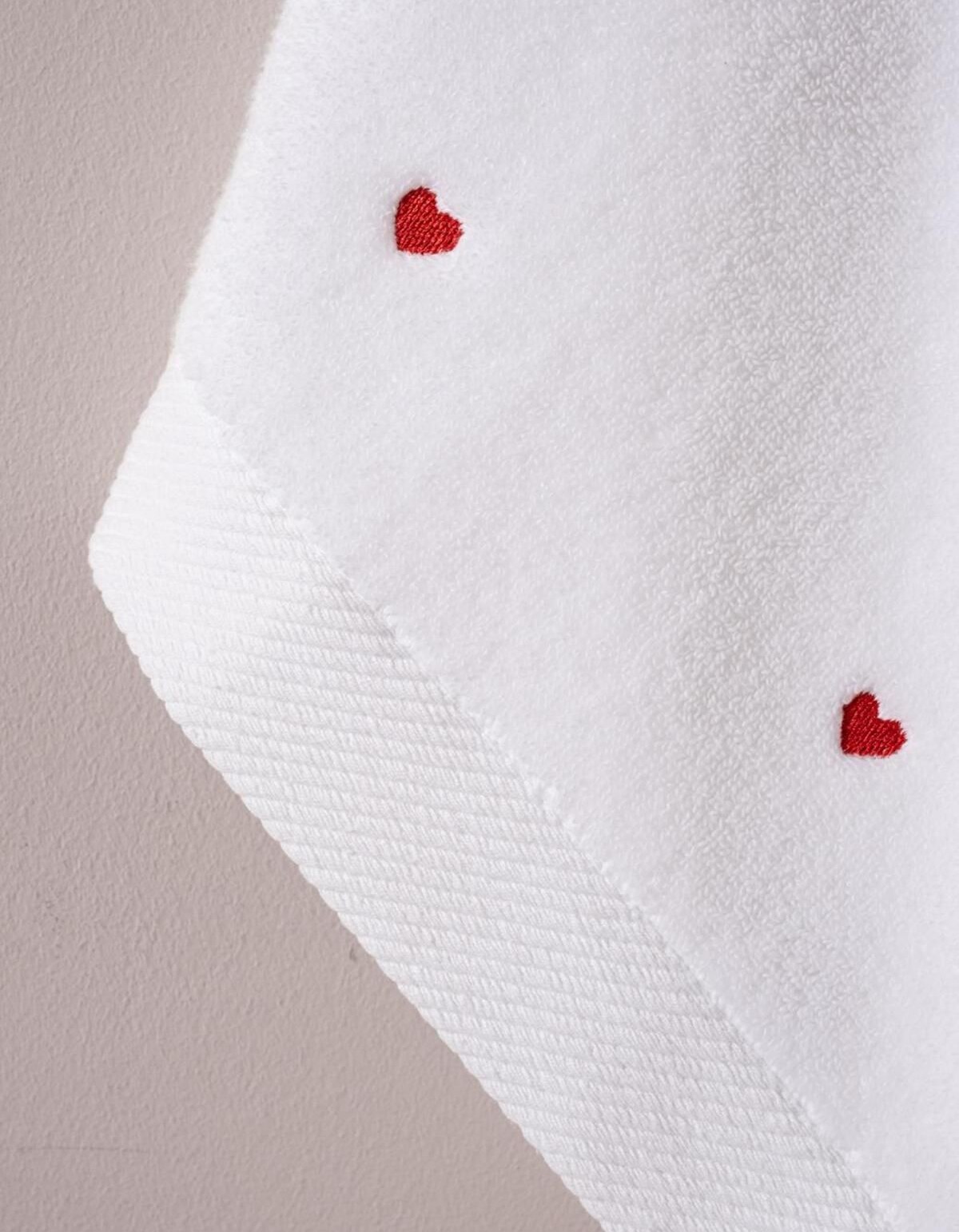 Varol Love Serisi Nakışlı Micro Cotton Banyo Havlu Seti