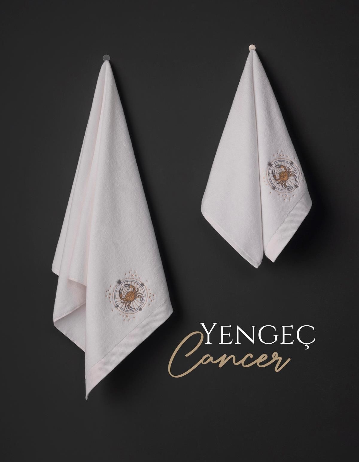 Varol Lüks Microcotton Burç Nakışlı Havlu Seti – Yumuşak & Dayanıklı