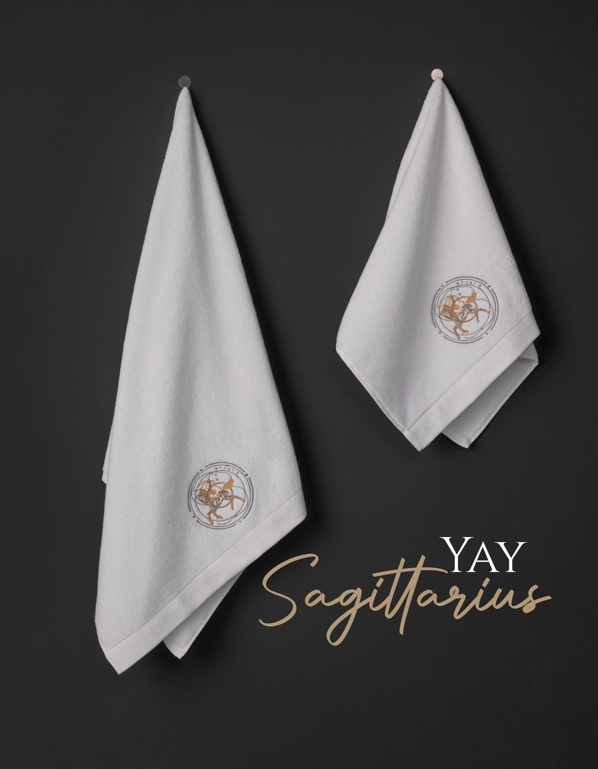 Varol Lüks Microcotton Burç Nakışlı Havlu Seti – Yumuşak & Dayanıklı