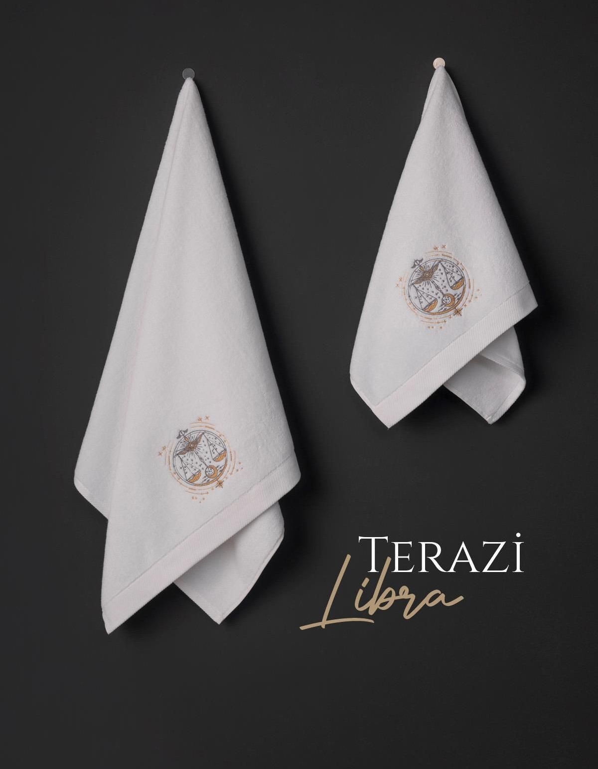 Varol Lüks Microcotton Burç Nakışlı Havlu Seti – Yumuşak & Dayanıklı