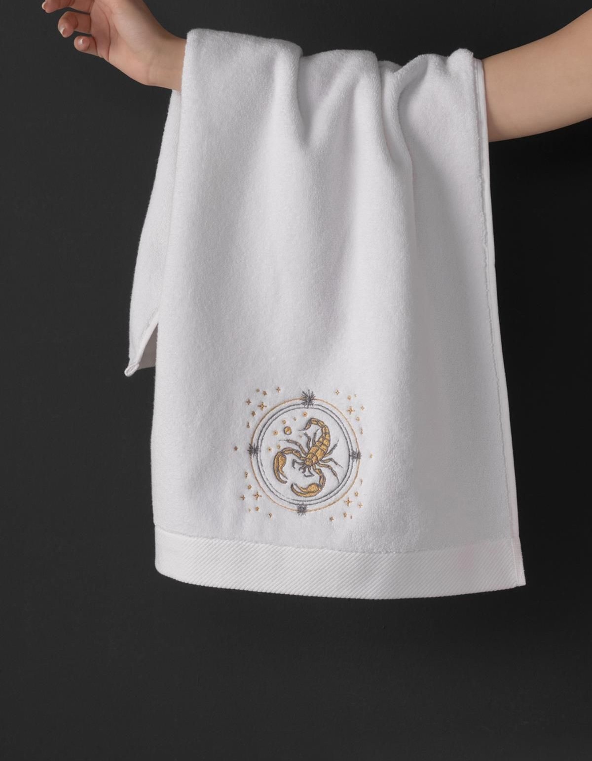 Varol Lüks Microcotton Burç Nakışlı Havlu Seti – Yumuşak & Dayanıklı