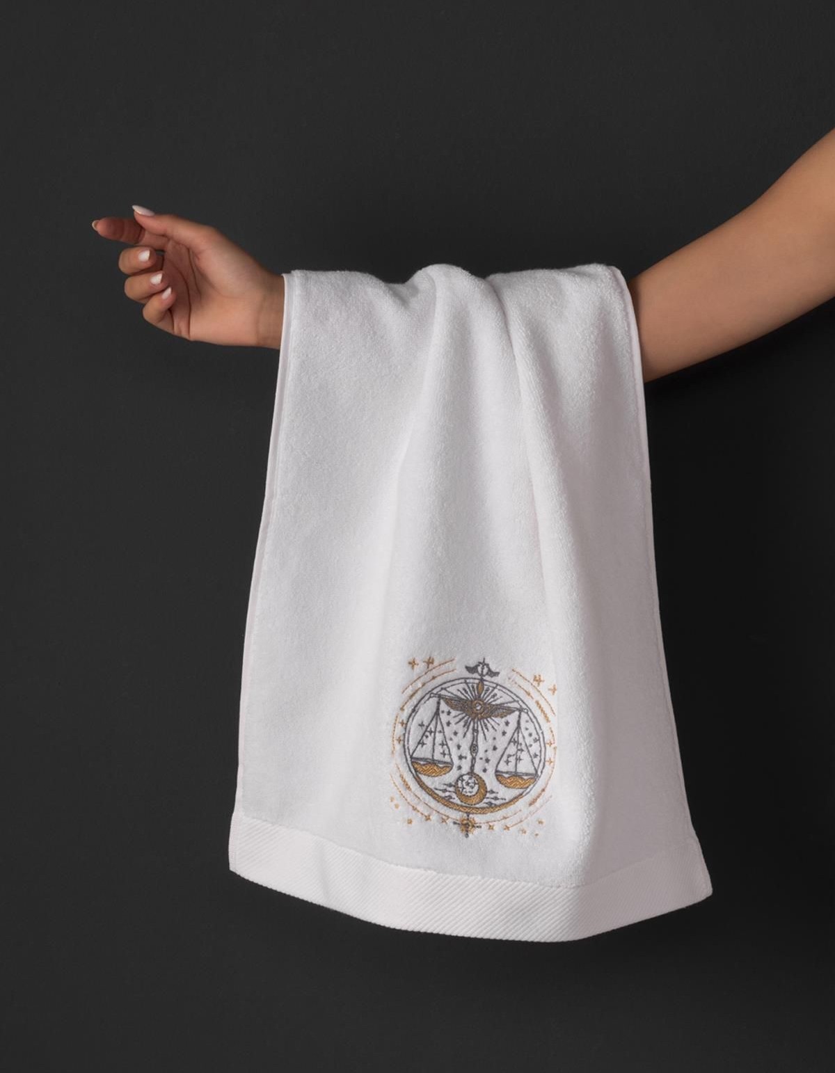 Varol Lüks Microcotton Burç Nakışlı Havlu Seti – Yumuşak & Dayanıklı