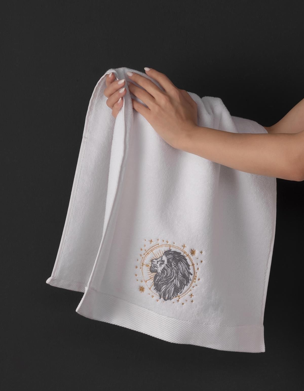 Varol Lüks Microcotton Burç Nakışlı Havlu Seti – Yumuşak & Dayanıklı