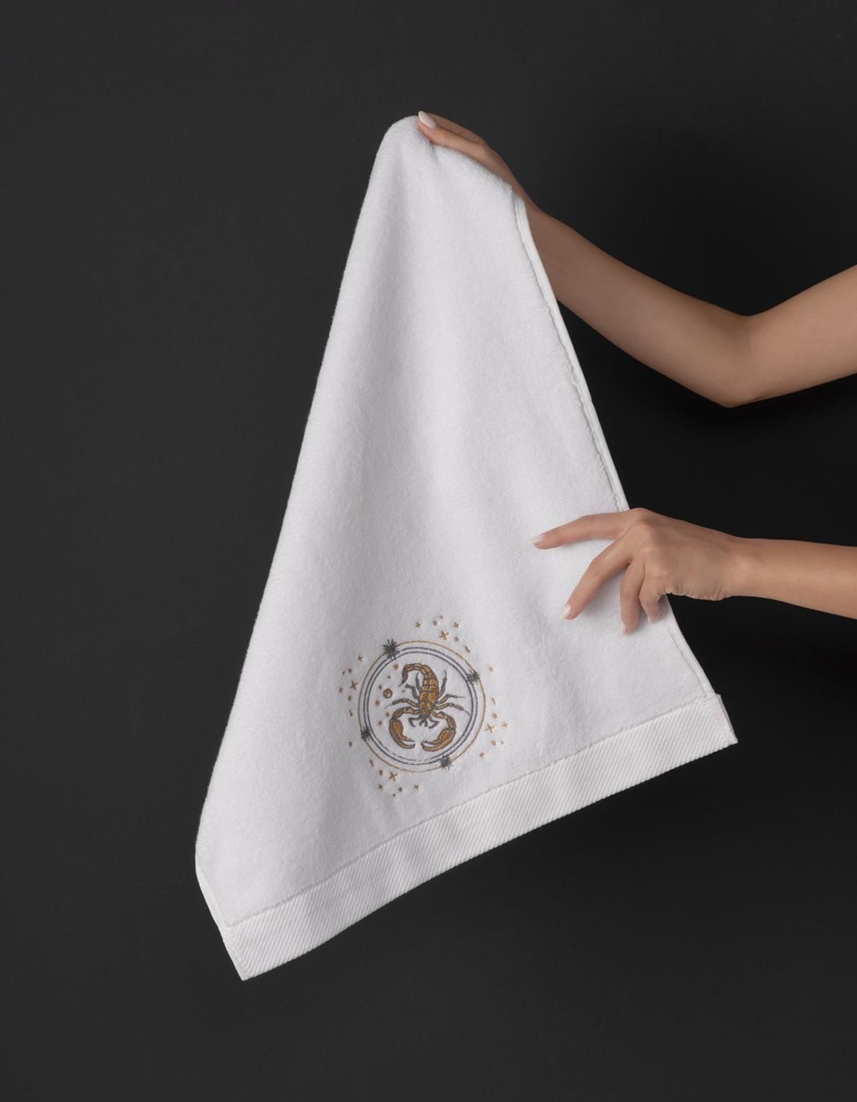 Varol Lüks Microcotton Burç Nakışlı Havlu Seti – Yumuşak & Dayanıklı