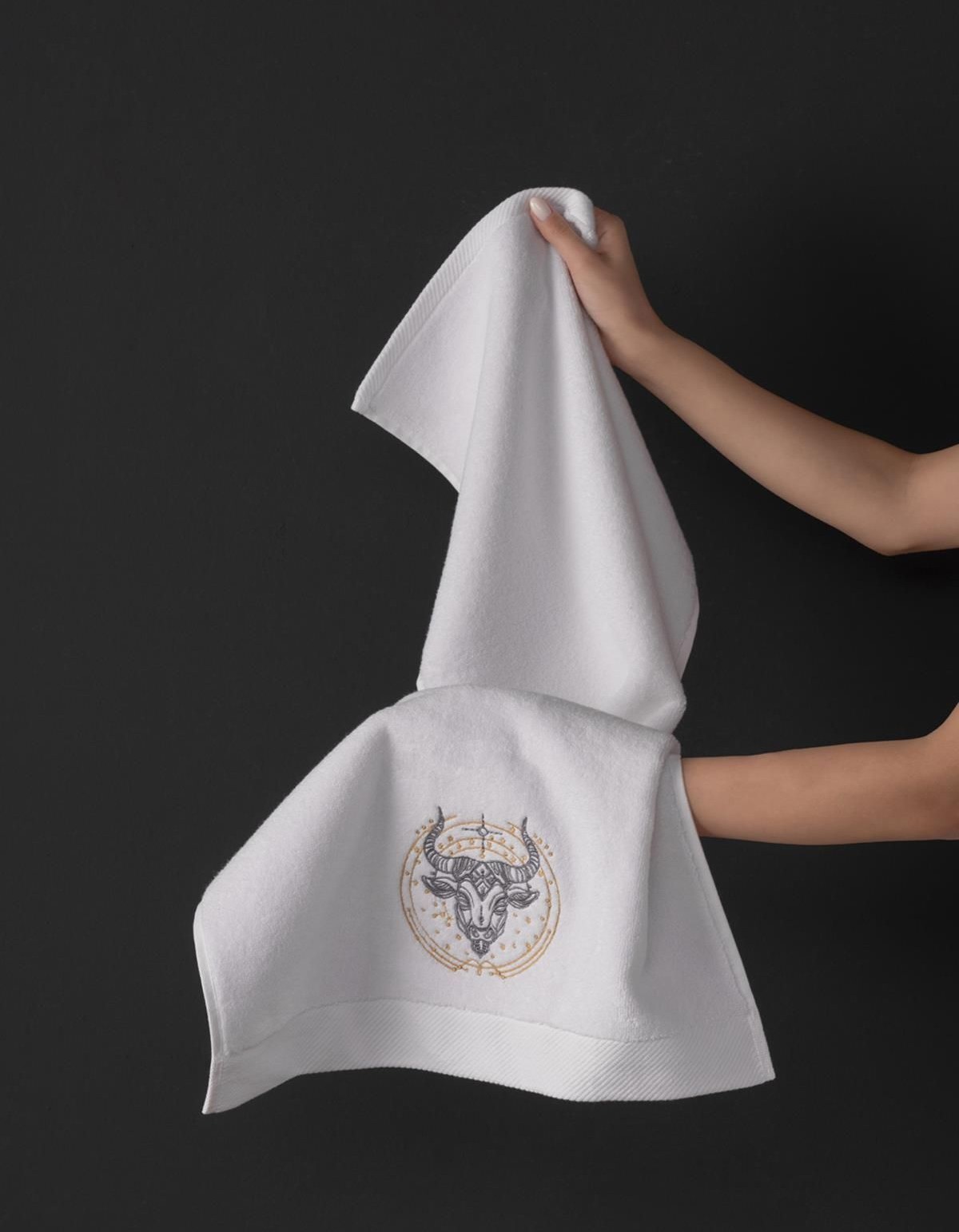 Varol Lüks Microcotton Burç Nakışlı Havlu Seti – Yumuşak & Dayanıklı