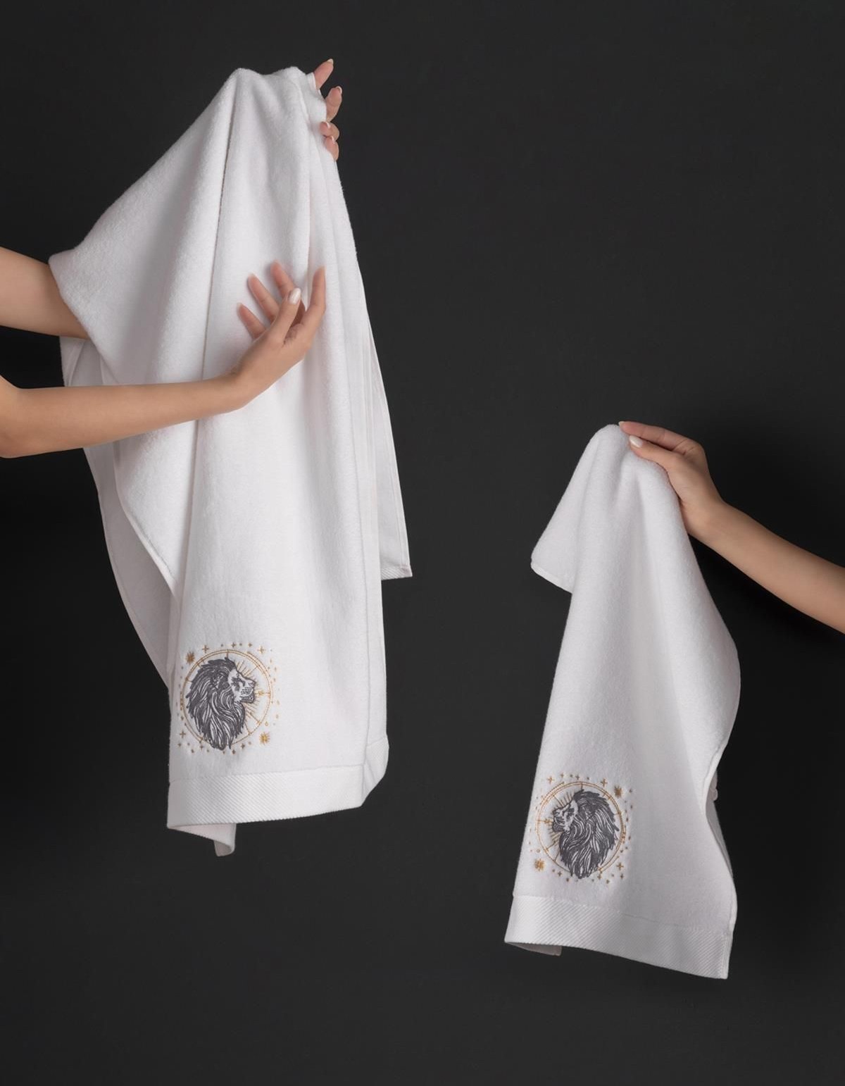 Varol Lüks Microcotton Burç Nakışlı Havlu Seti – Yumuşak & Dayanıklı