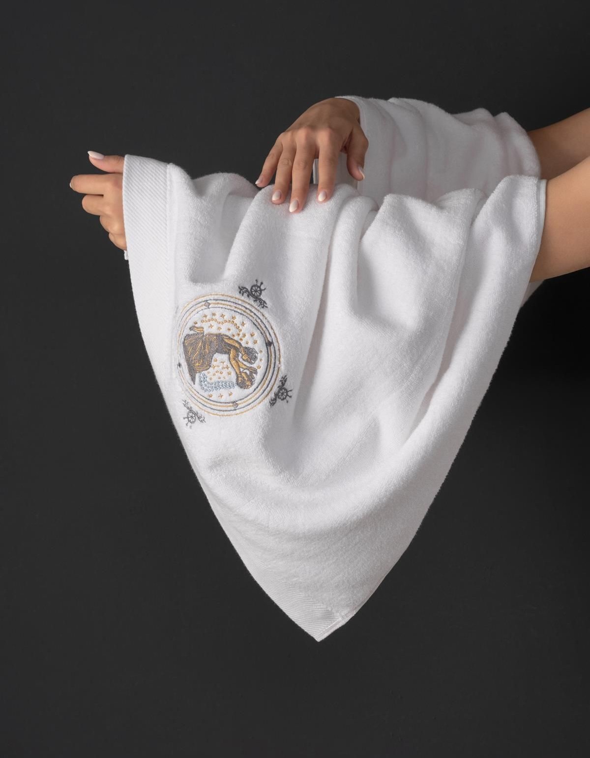 Varol Lüks Microcotton Burç Nakışlı Havlu Seti – Yumuşak & Dayanıklı