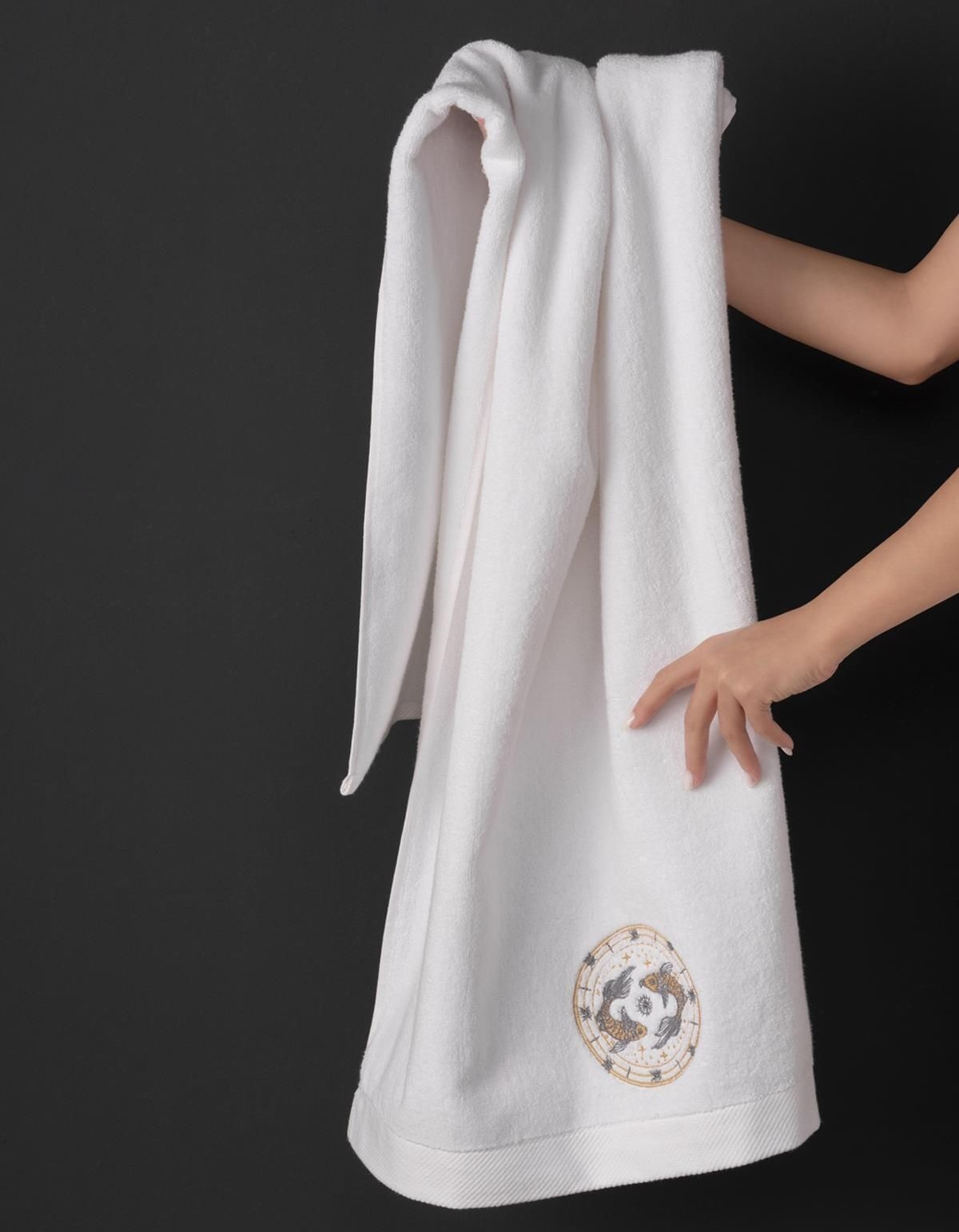 Varol Lüks Microcotton Burç Nakışlı Havlu Seti – Yumuşak & Dayanıklı