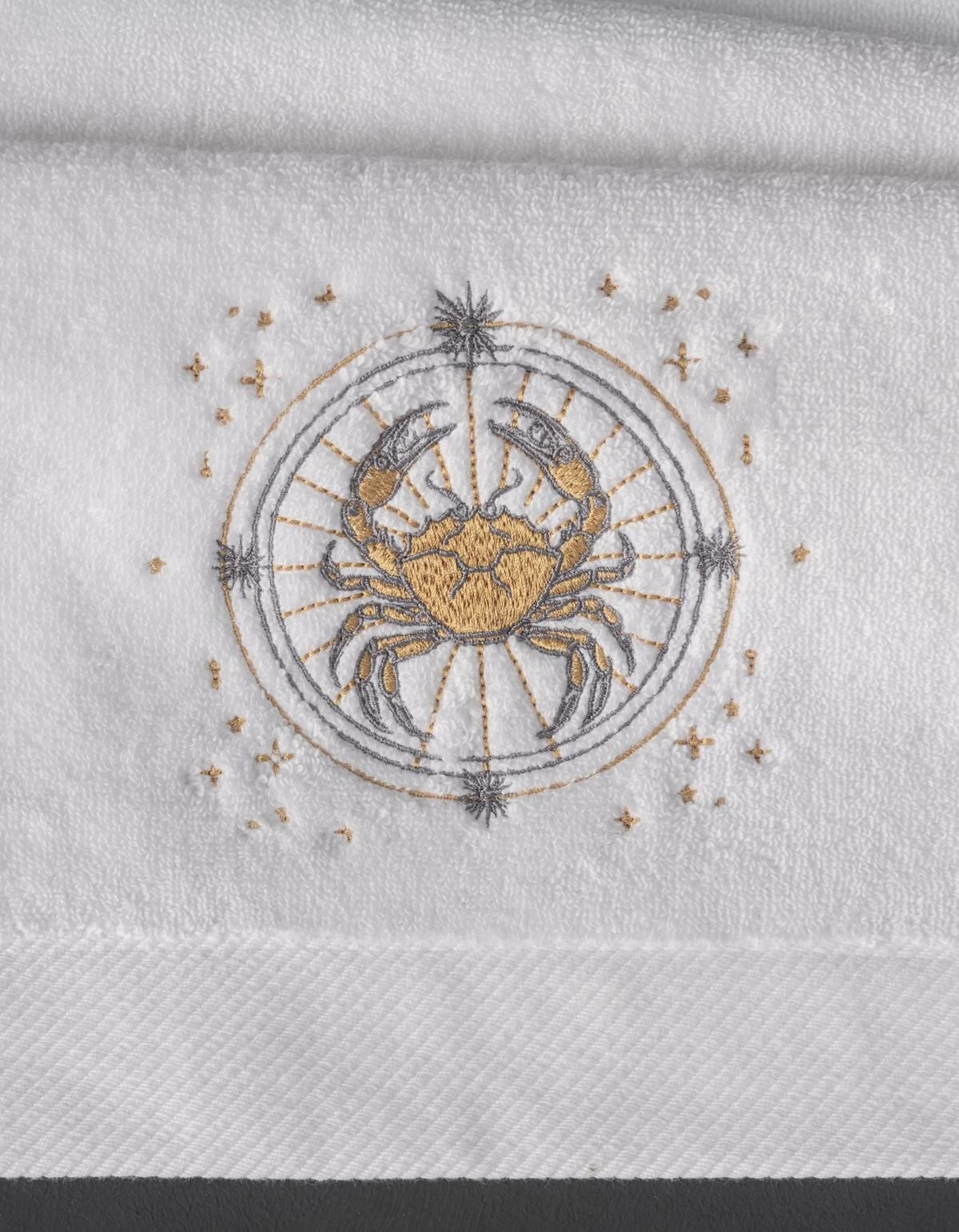 Varol Lüks Microcotton Burç Nakışlı Havlu Seti – Yumuşak & Dayanıklı