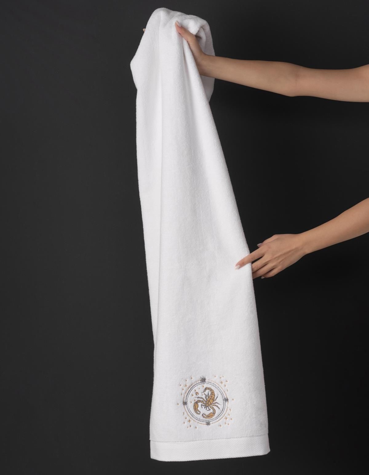 Varol Lüks Microcotton Burç Nakışlı Havlu Seti – Yumuşak & Dayanıklı