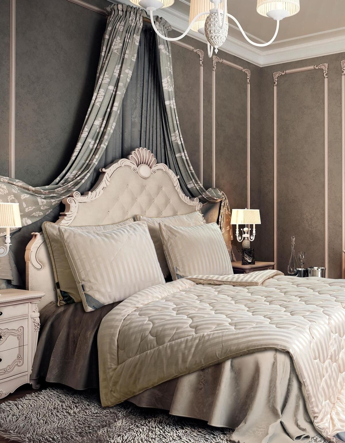 Varol Majesti Yorgan King Size Bej