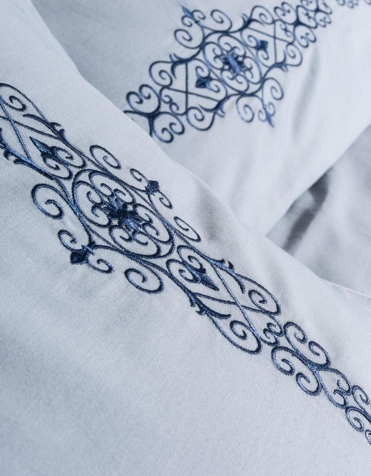 Varol Nakışlı Pamuk Saten Çift Kişilik Nevresim Takımı