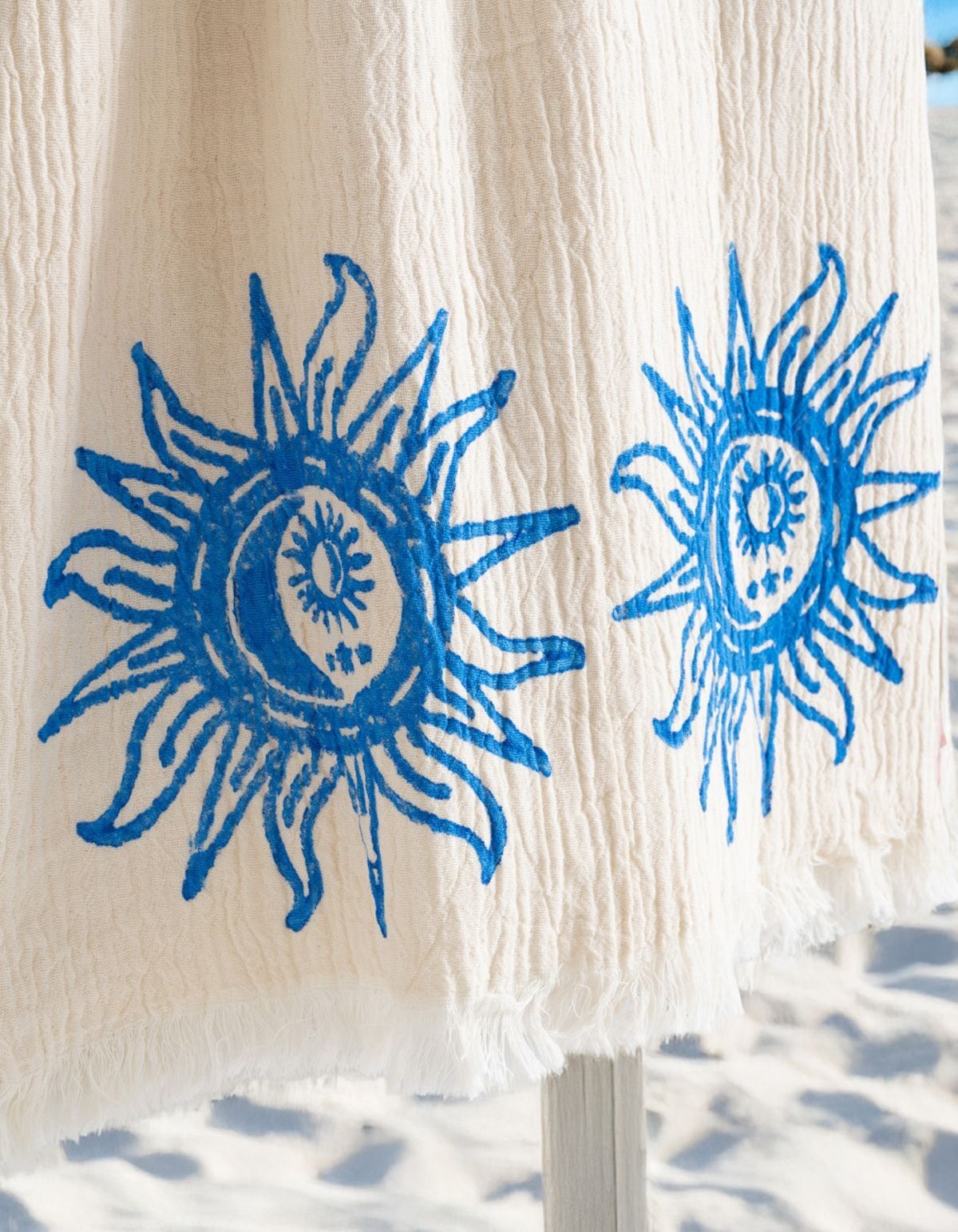 Varol Organik %100 Pamuk Kapşonlu Sabahlık Bornoz Plaj Elbisesi - Heliona V2