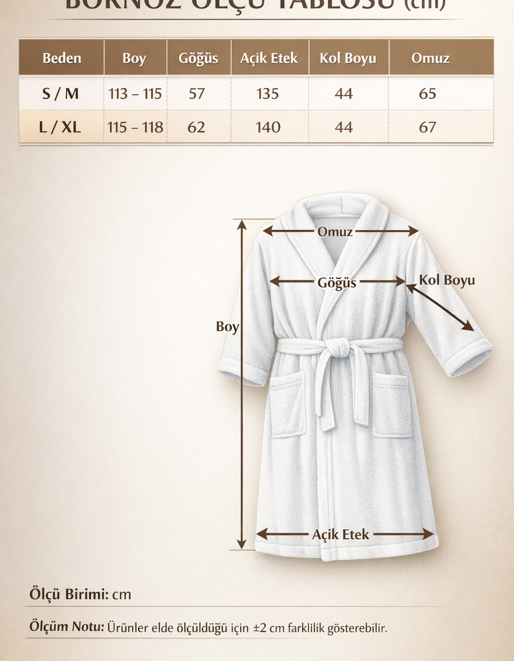 Varol Organik %100 Pamuk Kimono Yaka Sabahlık Bornoz - Dualis