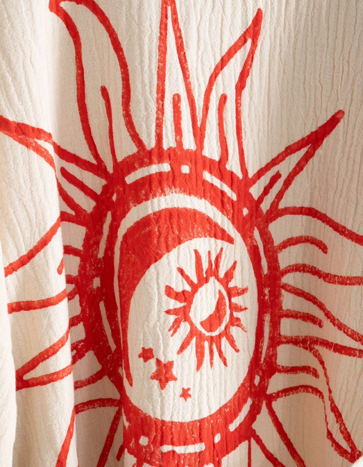 Varol Organik %100 Pamuk Kimono Yaka Sabahlık Bornoz - Heliona v1