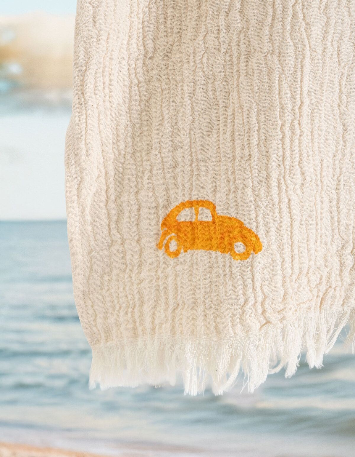 Varol Organik %100 Pamuk Müslin Çocuk Panço - Trafik