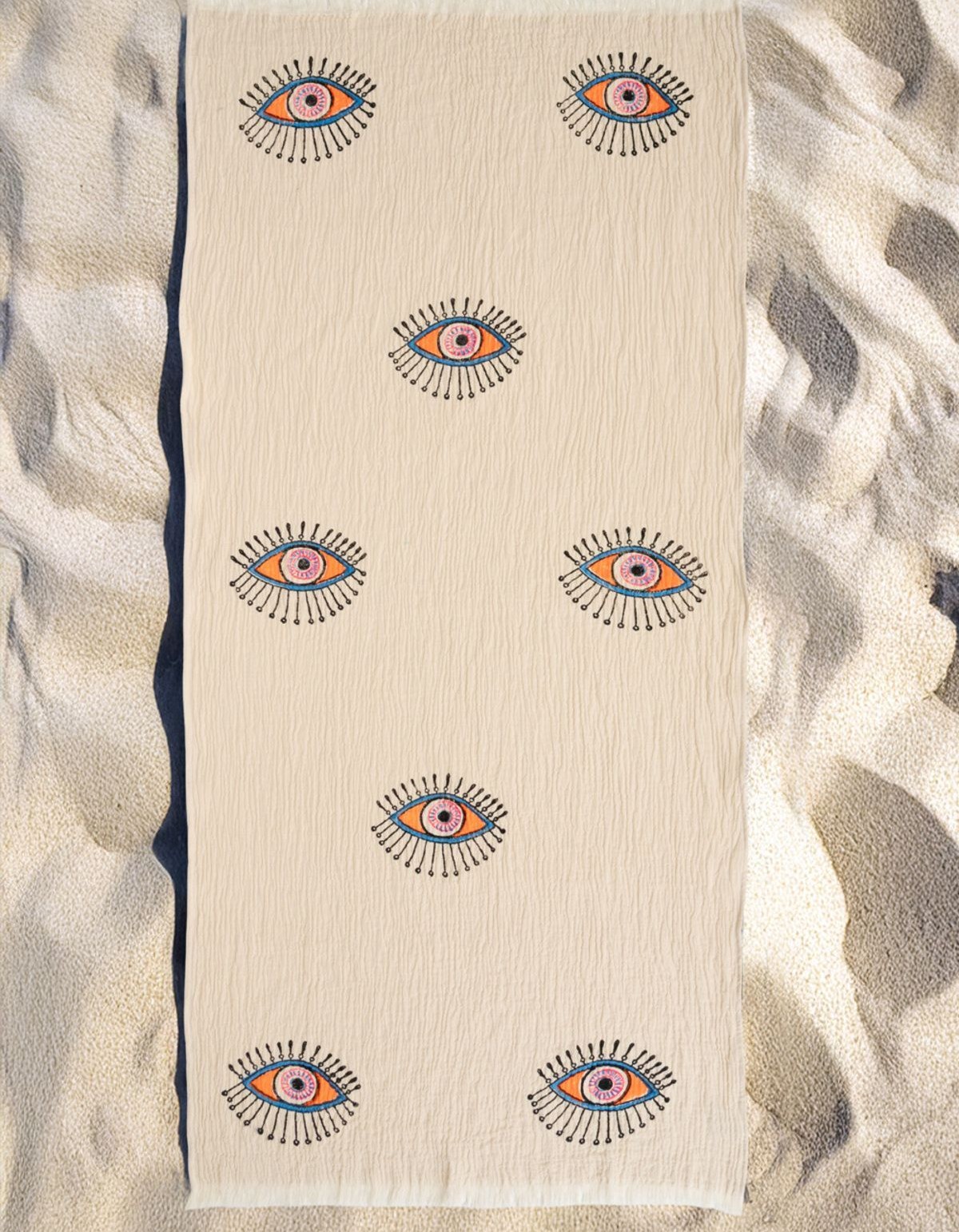 Varol Organik %100 Pamuk Müslin Peştemal - Göz