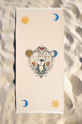 Varol Organik %100 Pamuk Müslin Peştemal - Solyra