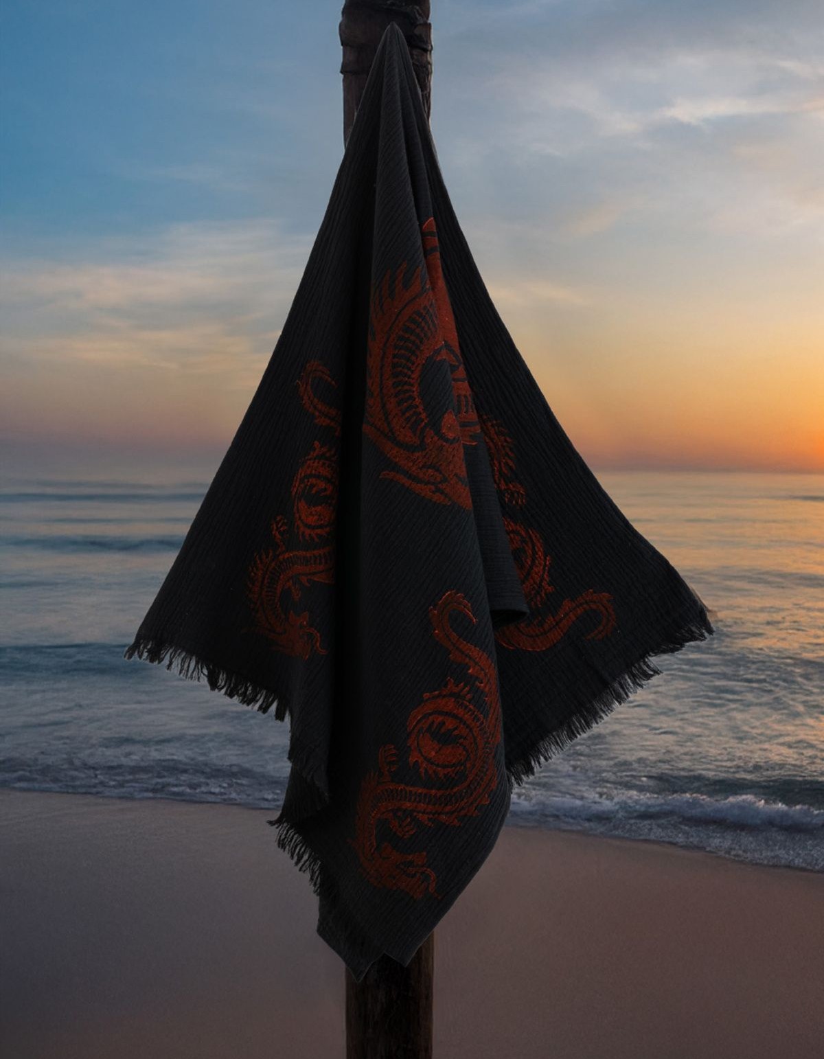 Varol Organik %100 Pamuk Müslin Peştemal - Viserion