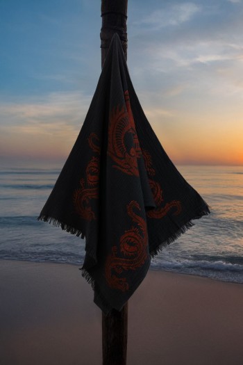 Varol Organik %100 Pamuk Müslin Peştemal - Viserion